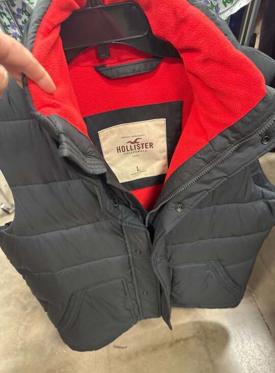 Hollister Other - Hollister Grey Fleece Lined Puffer Vest
